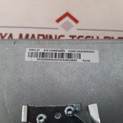 Abb miru-01 insulation resistance measurement unit 3axd5000003