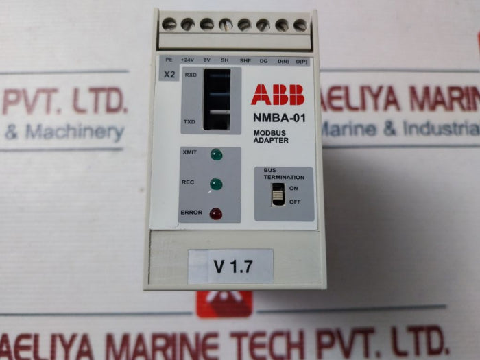 ABB NMBA-01 Modbus Adapter 24V DC,3W Rev H Ver 1.7