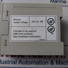 ABB NMBA-01 Modbus Adapter 24V DC,3W Rev H Ver 1.7