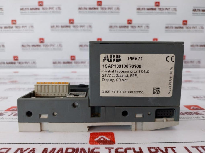 Abb Pm571 Central Processing Unit 24Vdc 10W 64Kb With Ethernet