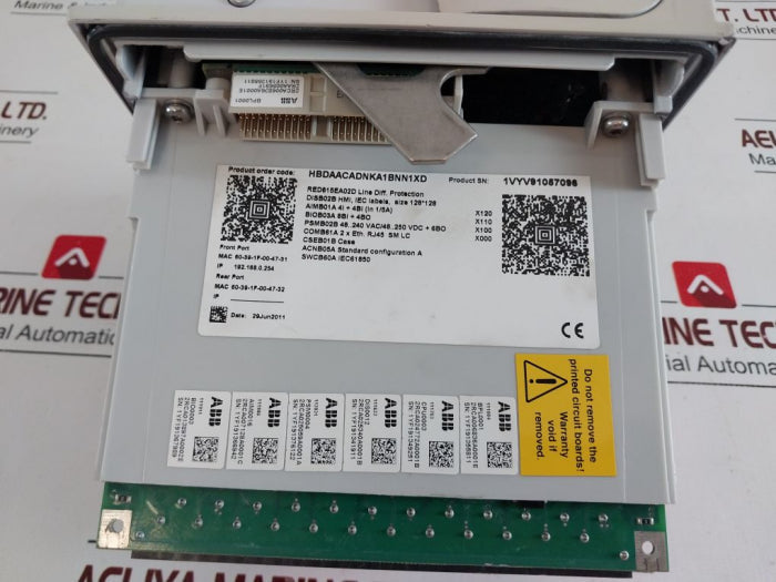 Abb Red 615,Red615E_D Feeder Protection Relay Hbdaacadnka1Bnn1Xd 48-250 Vdc
