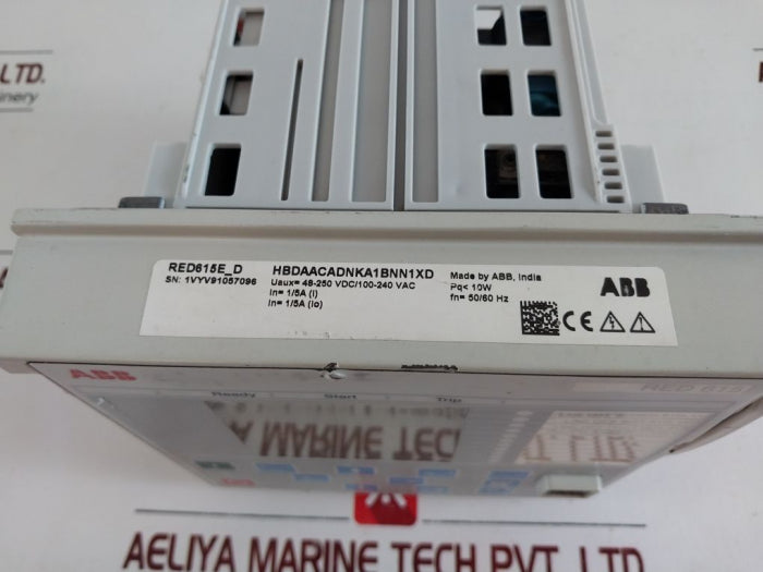Abb Red 615,Red615E_D Feeder Protection Relay Hbdaacadnka1Bnn1Xd 48-250 Vdc