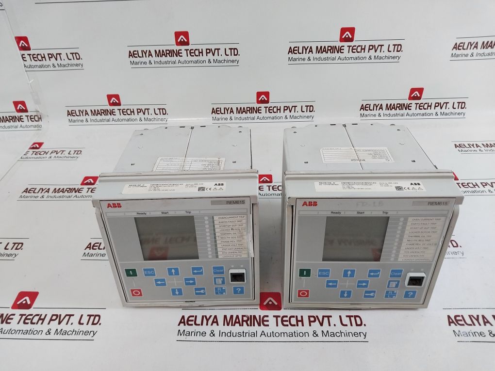 Abb Rem615 Motor Protection Relay Rem615E_D Hbmbccahnca1Bnn1Xd Com0034
