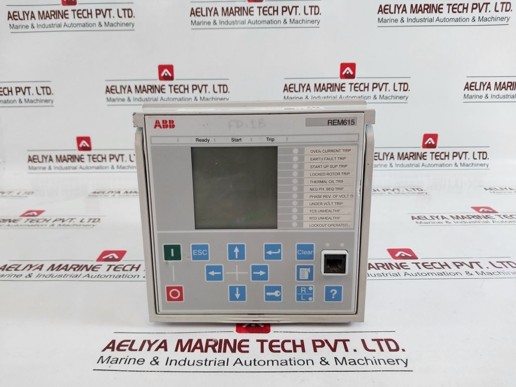 Abb Rem615 Motor Protection Relay Rem615E_D Hbmbccahnca1Bnn1Xd Com0034