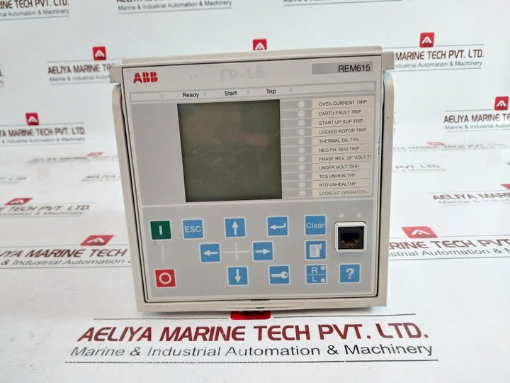 Abb Rem615 Motor Protection Relay Rem615E_D Hbmbccahnca1Bnn1Xd Com0034