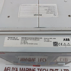 Abb Rem615 Motor Protection Relay Rem615E_D Hbmbccahnca1Bnn1Xd Com0034