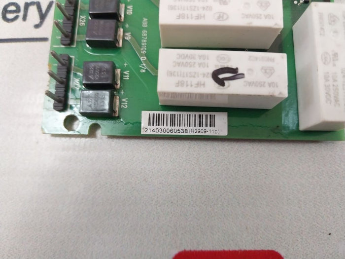 Abb Rmio-11C Drive Control Board 68789109 D 1/8 / 68789109 D 8/8