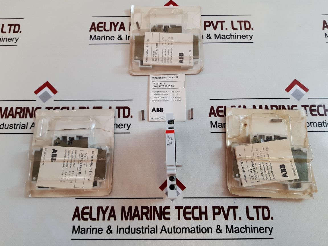 Abb S2-h Auxiliary Switch 240V 6A Vde 0660