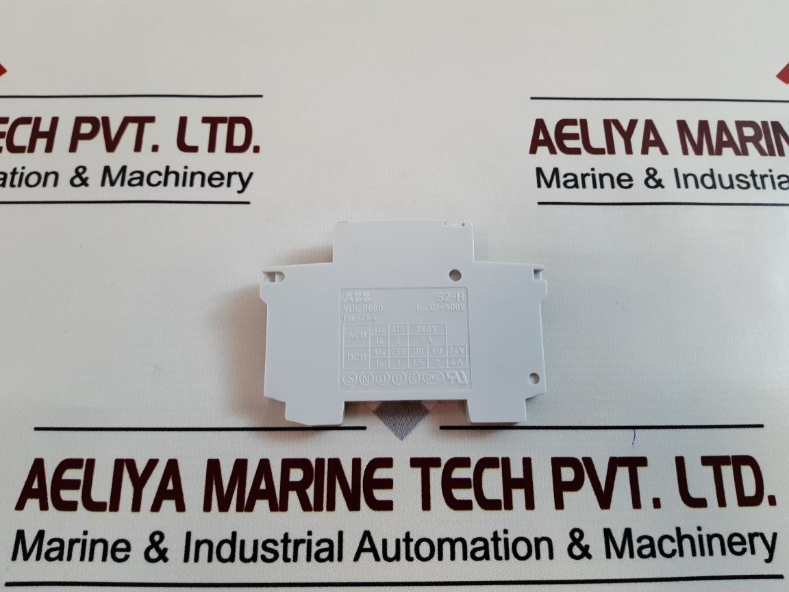 Abb S2-h Auxiliary Switch 240V 6A Vde 0660