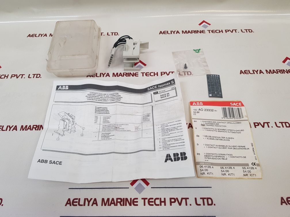 Abb Sace Isomax S Auxiliary Contacts And Connectors 1Sd Ao 23332 R1