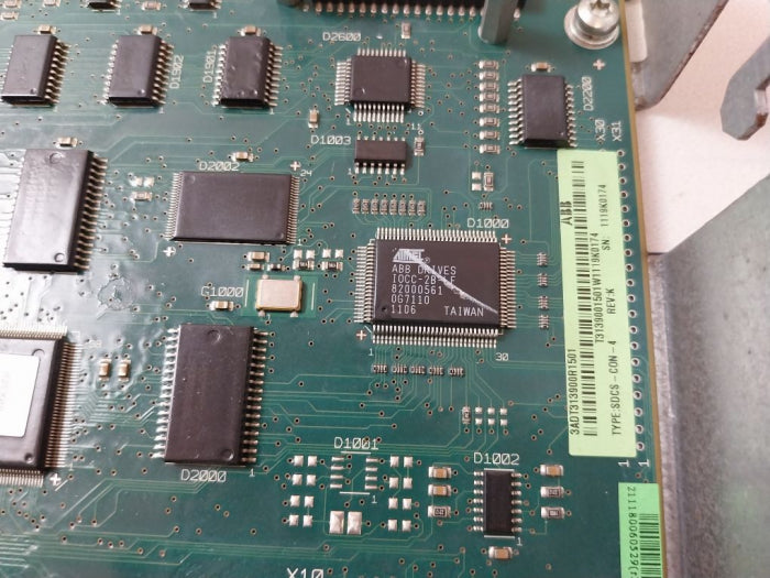 Abb Sdcs-con-4 Control Board 3Adt313900R1501 Rev: K