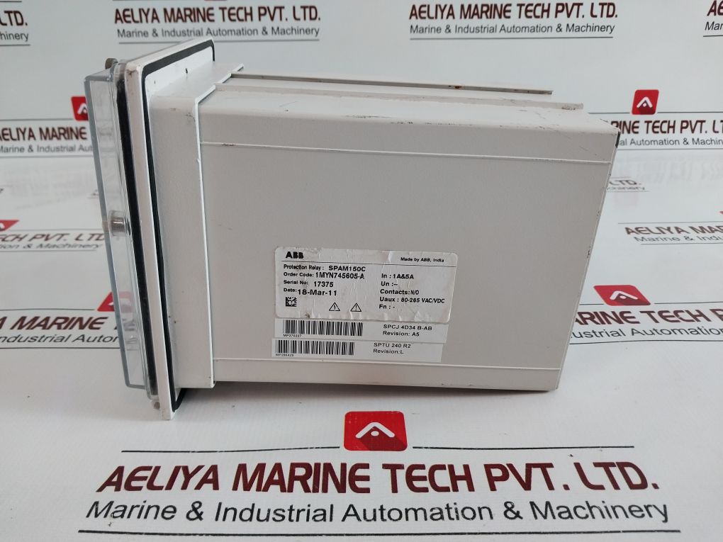 Abb Spam 150 C Motor Protection Relay 1Myn745605-a 80-265 Vac/Vdc