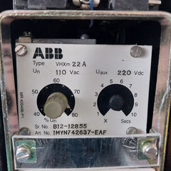 Abb Vhxm22A Static Voltage Protection Relay 110 Vac 1Myn742637-eaf 220 Vdc