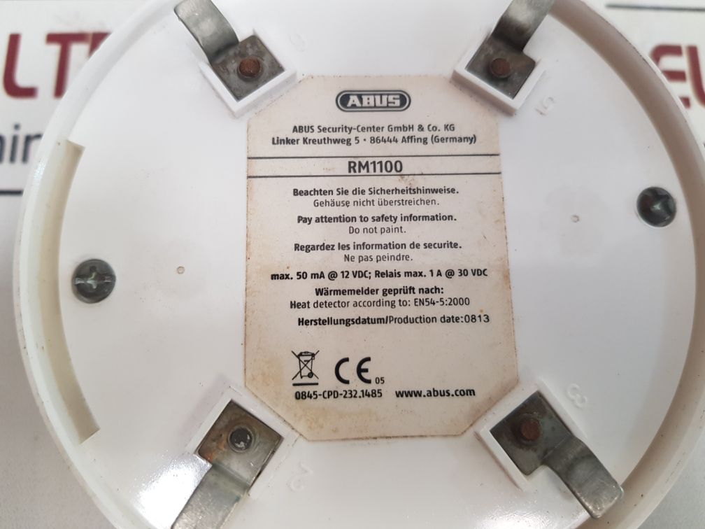 Abus Rm1100 Heat Detector 0845-cpd-232.1485