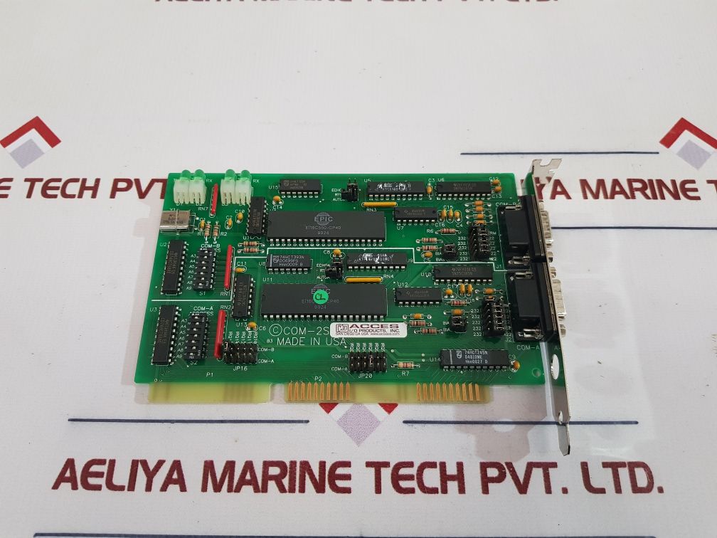 Acces i/o com-2s isolated serial interface card rev c