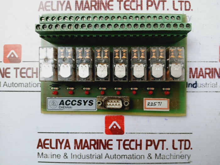 Accsys Rm8/2/58 8 Channel Relay Card Module R2571