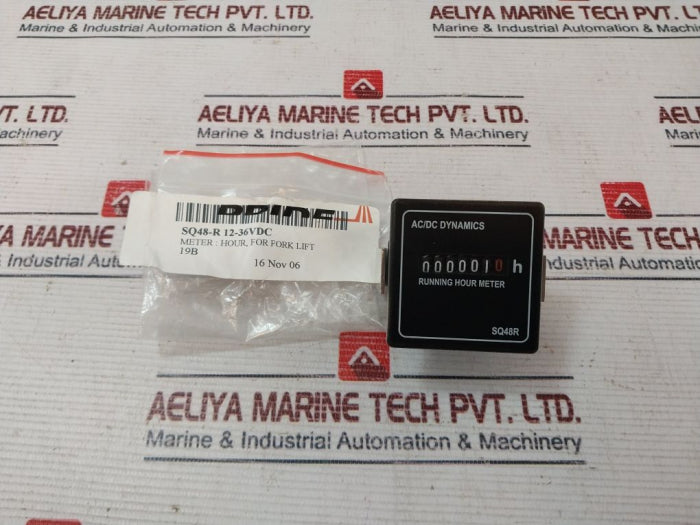 Ac/Dc Dynamics Sq48R Running Hour Meter 12-36Vdc
