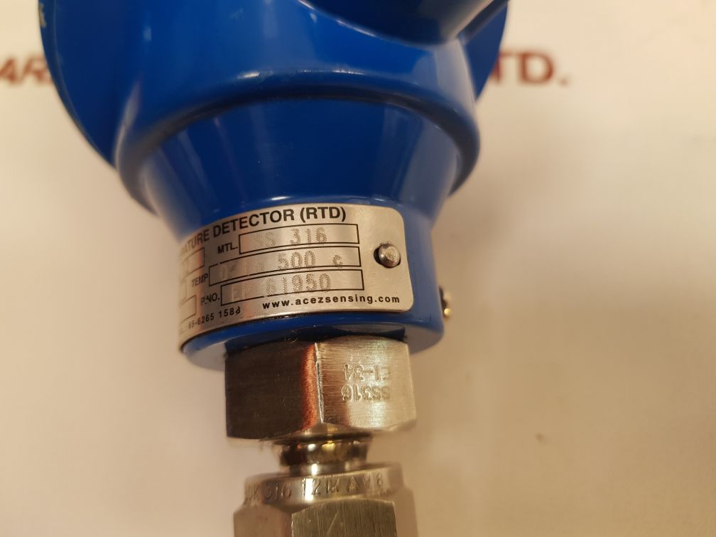 Acez Sensing Pt100Ohm Resistor Temperature Detector