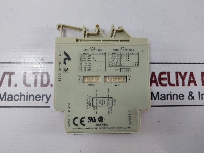 Action Instruments G438-0001 Ultra Slimpak Signal Conditioner 9-30Vdc