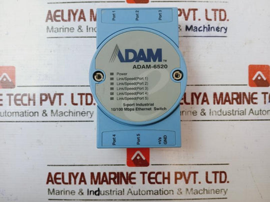Advantech Adam-6520 5-port Industrial Ethernet Switch 10-30 Vdc Iaa9157387