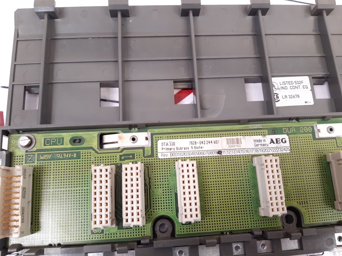 Aeg Dua 200 Primary Subrack 5 Slots Dta 200 Used