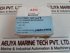 Aeg Mbs32sg250 Manual Motor Starter