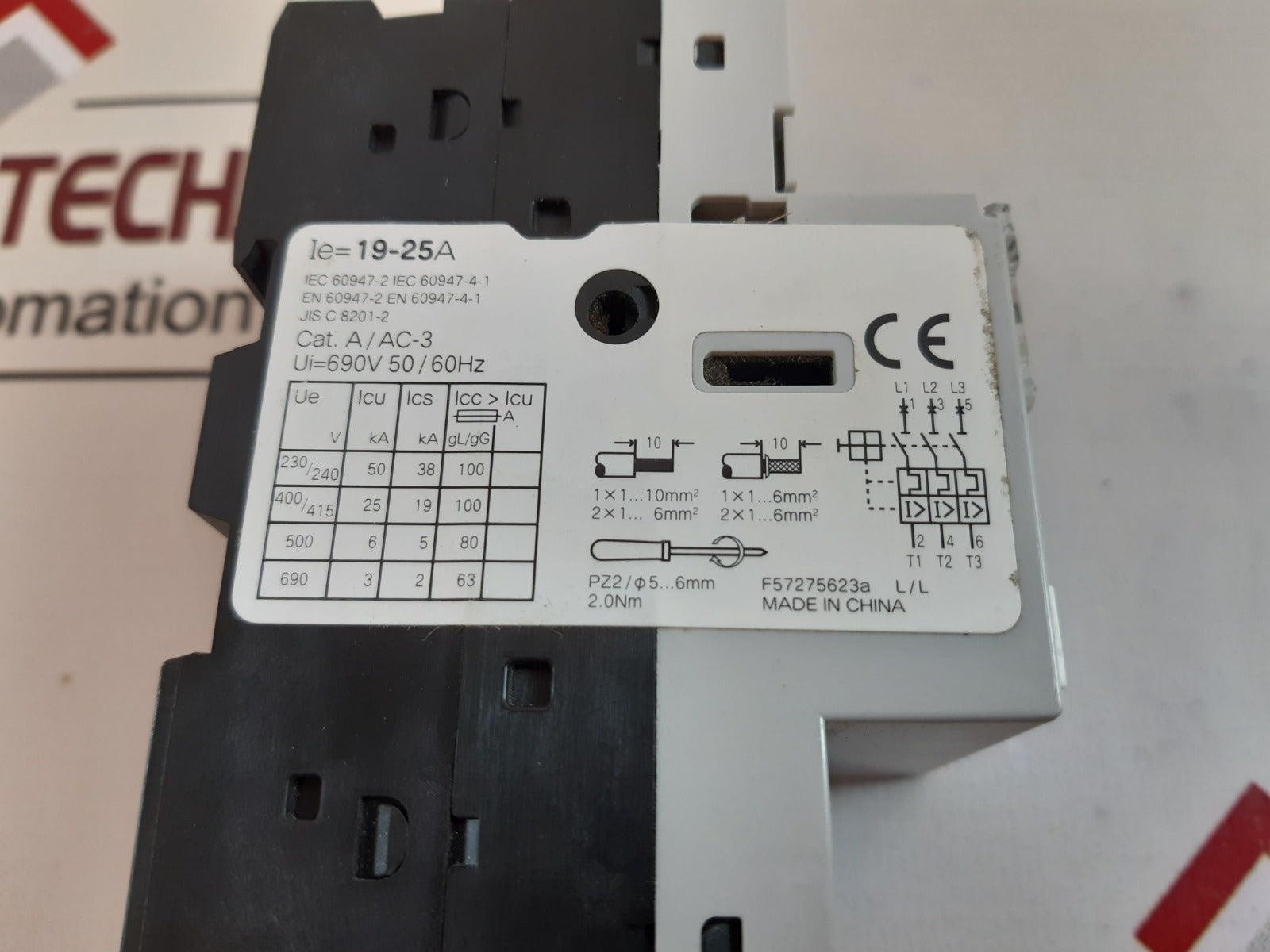 Aeg Mbs32sg250 Manual Motor Starter