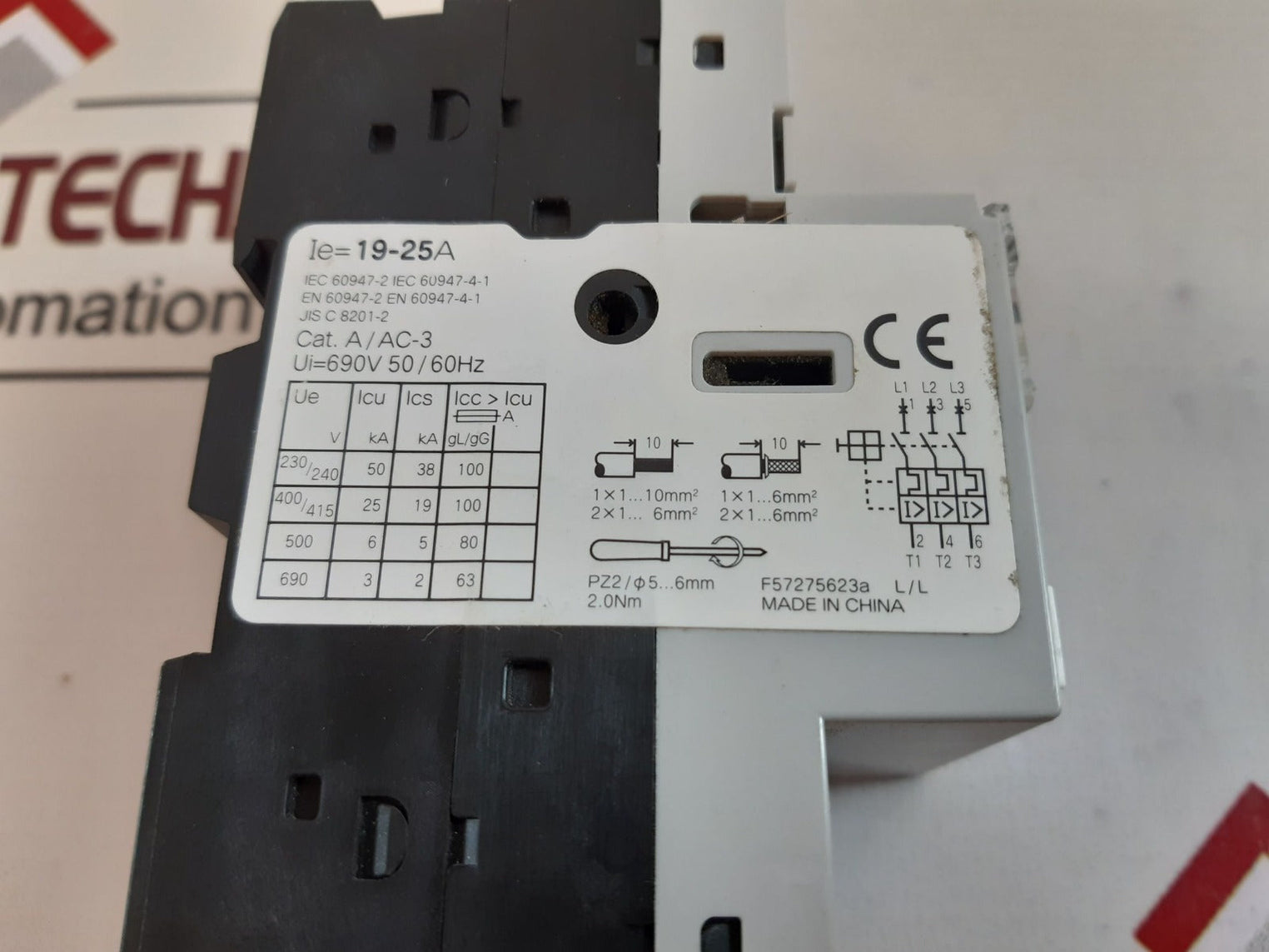 Aeg Mbs32sg250 Manual Motor Starter