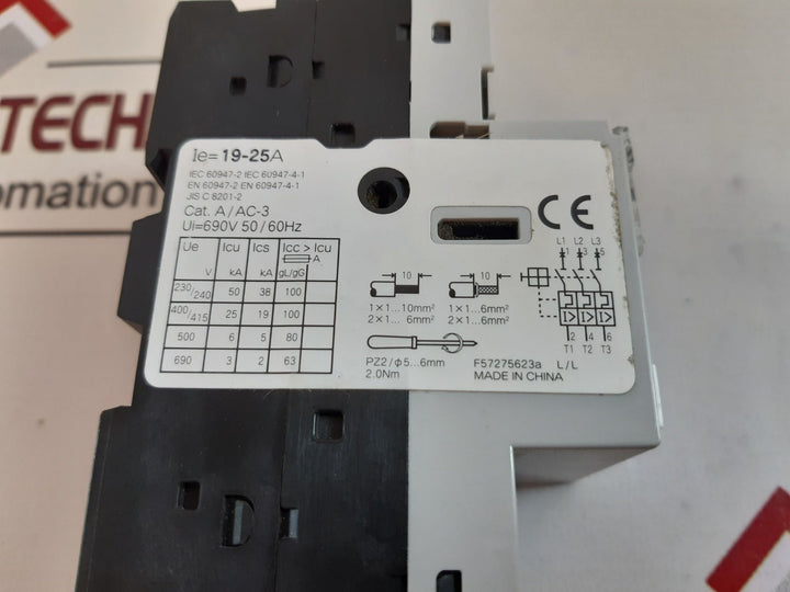 Aeg Mbs32sg250 Manual Motor Starter