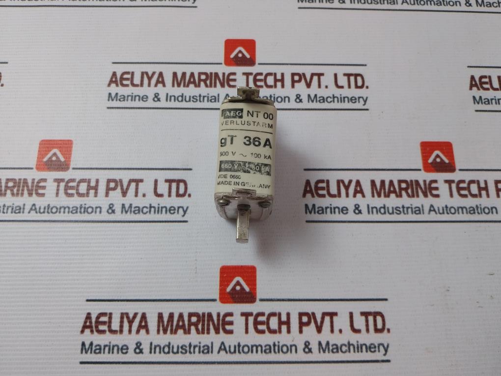 Aeg Nt00 Fuse Link Gt 36A 500V Ac 100 Ka