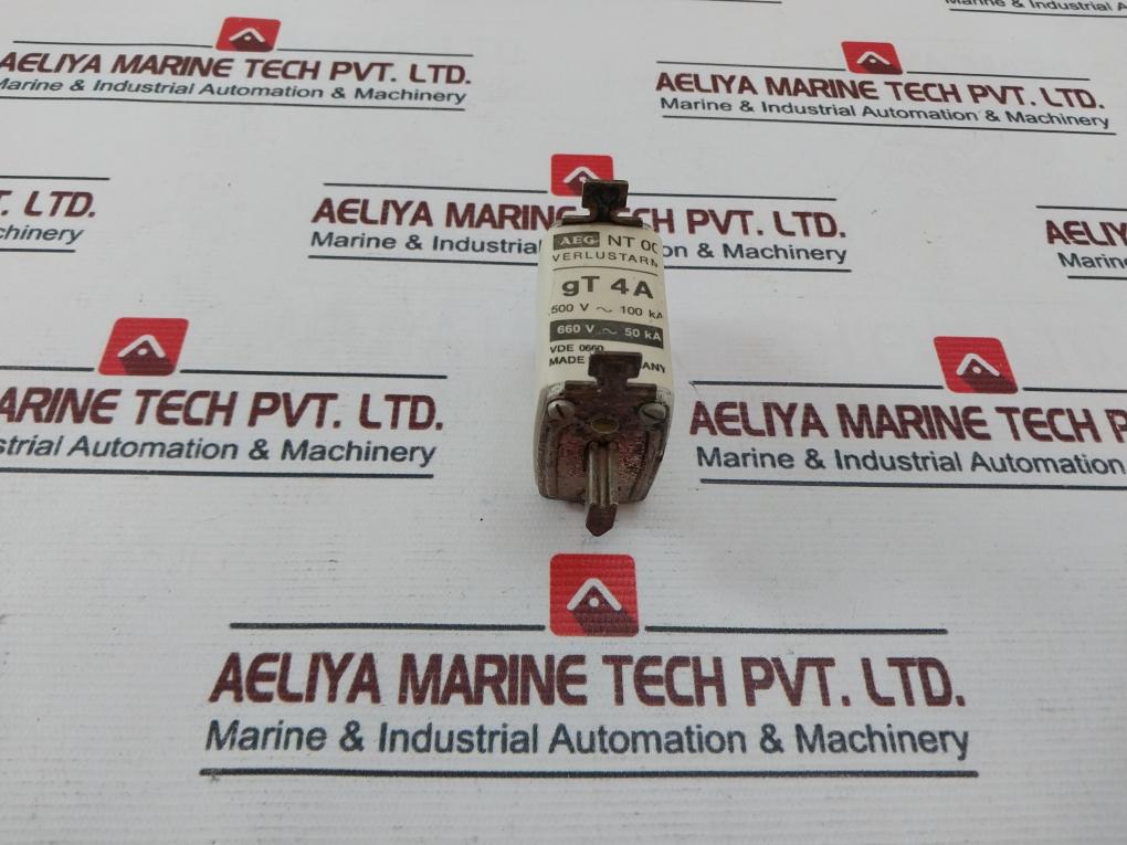 Aeg Nt00 Fuse Link Gt 4A 500V ~ 100Ka