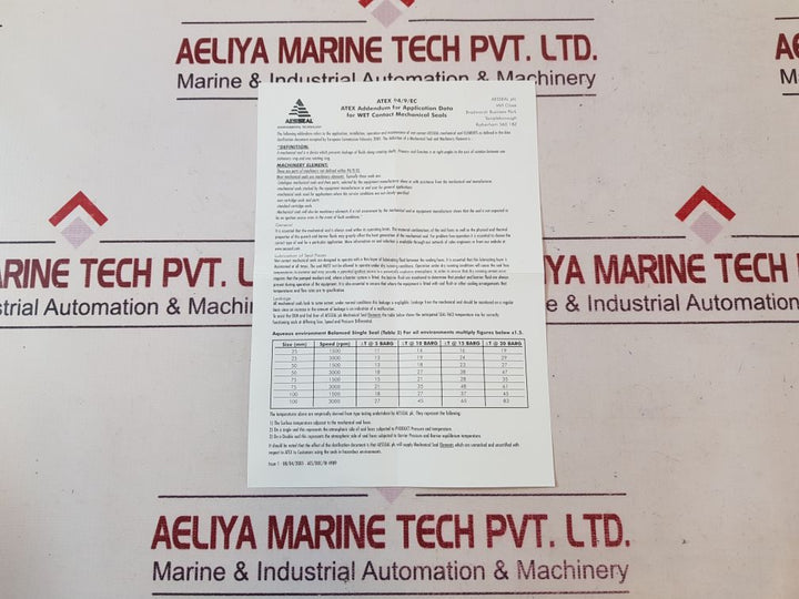 4Aszc0048V01/Gbr368836/2 Mechanical Seal 48 Mm 940325