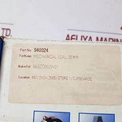 4Aszc0028V01 Cartridge Mechanical Seal 28 Mm 940324