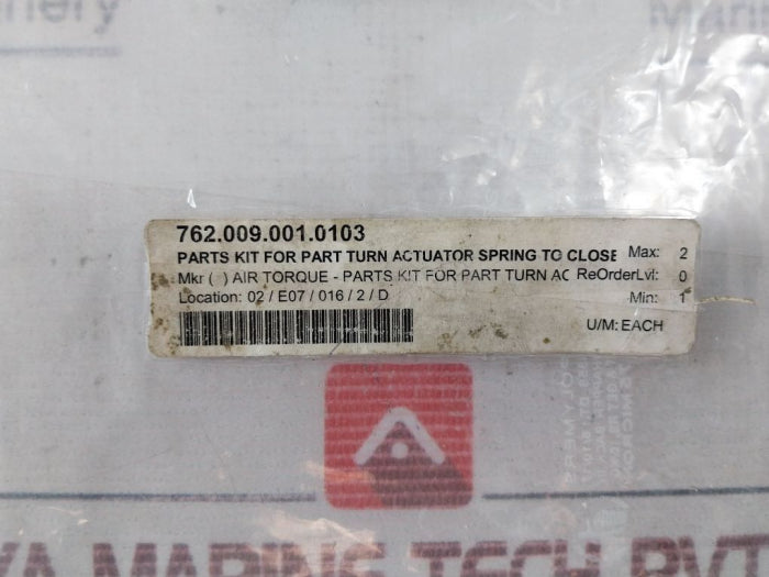 Air Torque Complete Spare Part Kit 762.009.001.0103