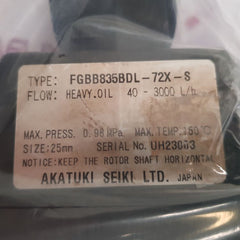 Akatuki Seiki Fgbb835Bdl-72X-s Flowmeter