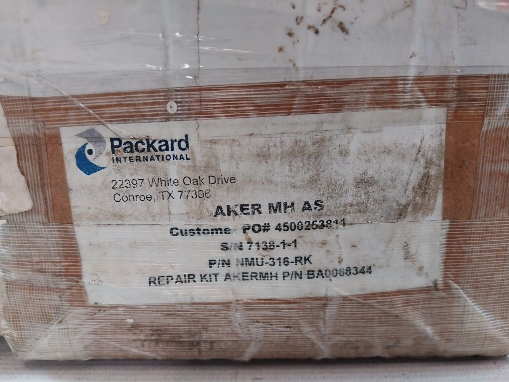 Aker Ddm-1000-ac-2m Repair Kit For Nexgen Kelly Valve, Mfg P/n Ba0068344