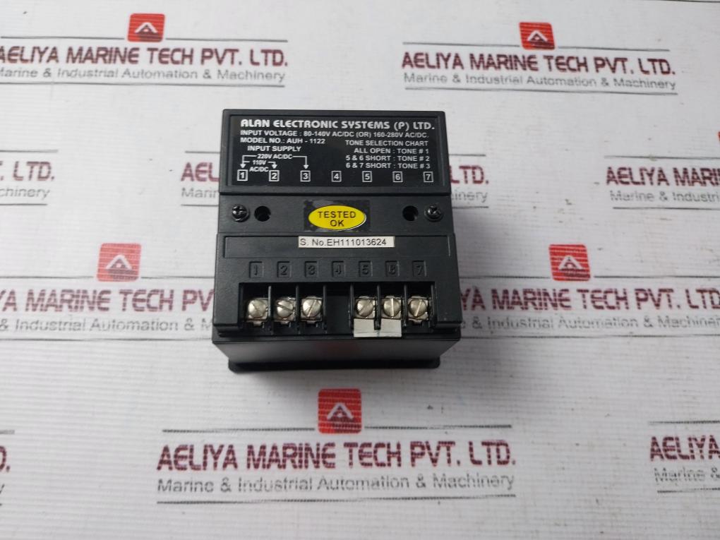 Alan Electronic Auh-1122 Electronic Hooter 220V Ac/Dc