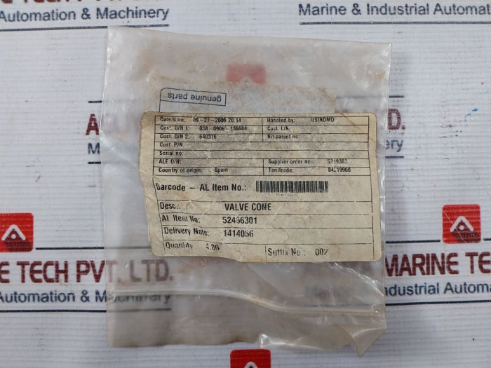 Alfa Laval 52466301 Needle Shaft Valve Cone Plunger