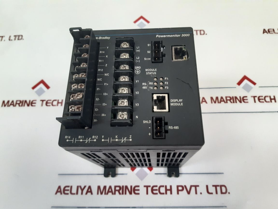 Allen-bradley 1404-m 405A-ent Ethernet Power Monitor 120V-240Vac 50-60Hz Or 125V-250Vdc