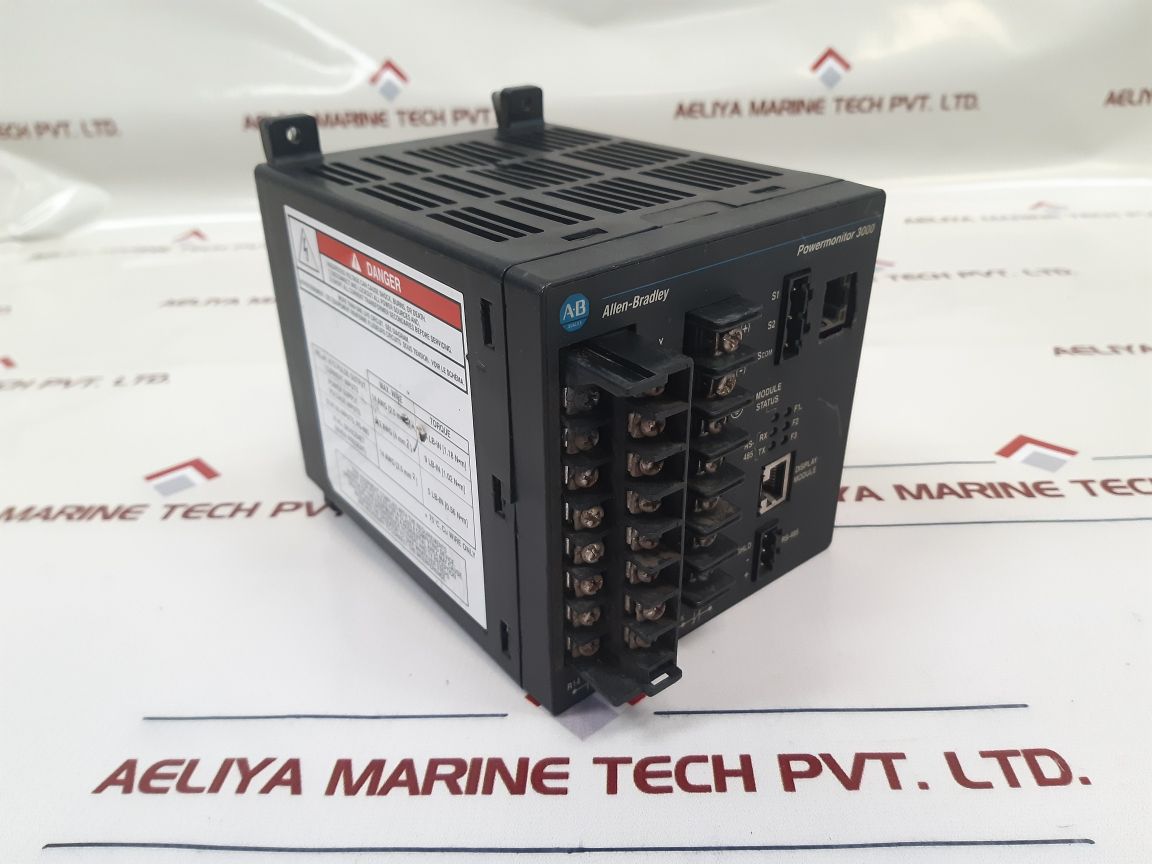 Allen-bradley 1404-m 405A-ent Ethernet Power Monitor 120V-240Vac 50-60Hz Or 125V-250Vdc