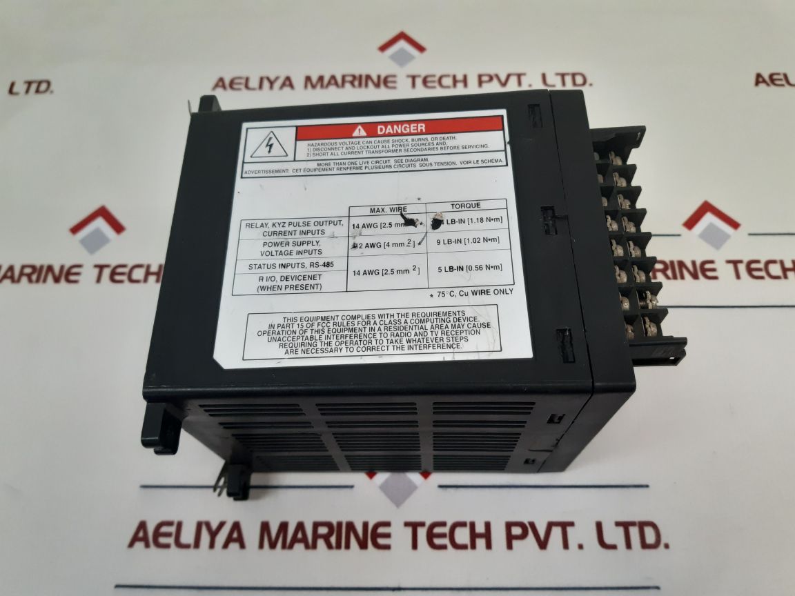 Allen-bradley 1404-m 405A-ent Ethernet Power Monitor 120V-240Vac 50-60Hz Or 125V-250Vdc