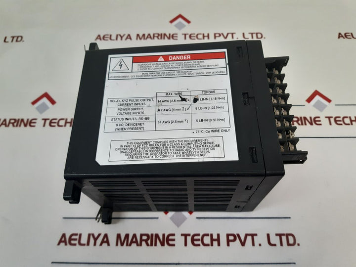 Allen-bradley 1404-m 405A-ent Ethernet Power Monitor 120V-240Vac 50-60Hz Or 125V-250Vdc