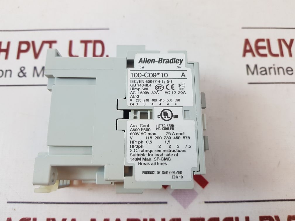 Allen-bradley 100-c09*10 Contactor 110V 50/60Hz , 6Kv