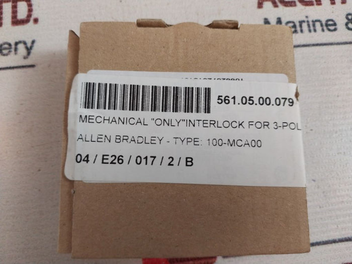 Allen-bradley 100-mca00 Mechanical Interlock 09Mc08020