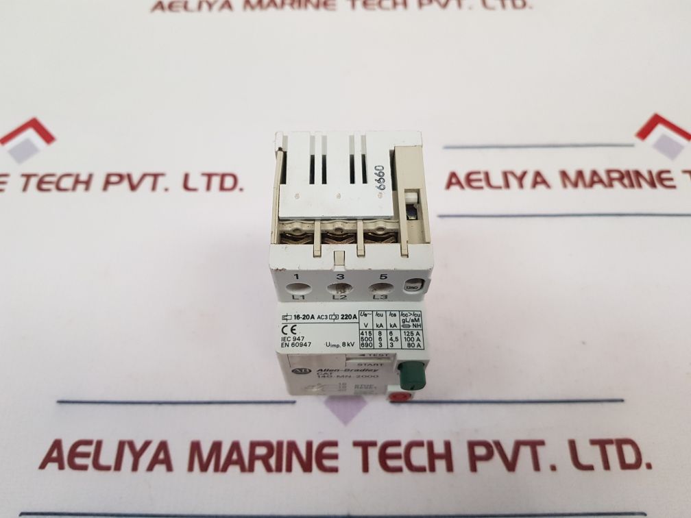 Allen-bradley 140-mn-2000 Manual Motor Starter