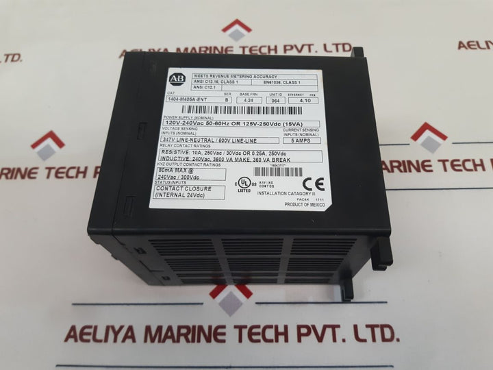 Allen-bradley 1404-m405A-ent Power Supply Ser: B Used