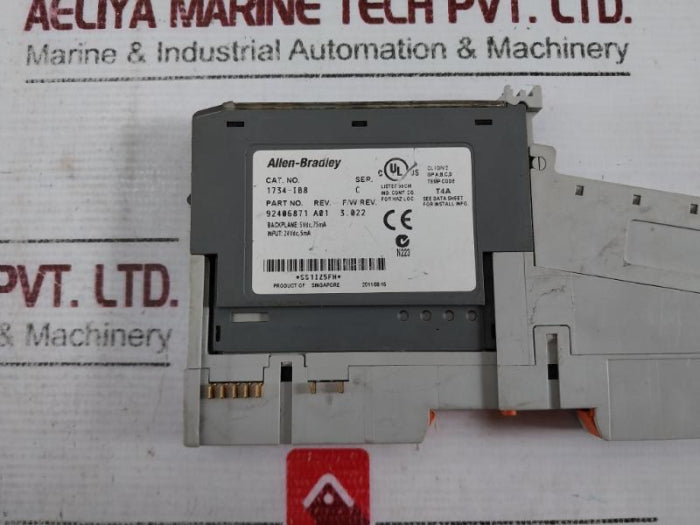 Allen-bradley 1734-ib8 Digital Input Module Rev A01 5Vdc 75Ma Ser C 92406871