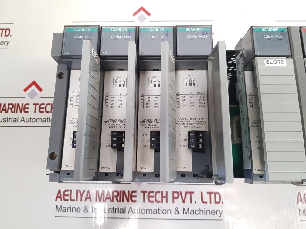 Allen-bradley 1746-a13,1747-sn,1746-ia16,1746-ow16 Module Rack