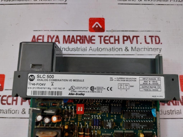 Allen-bradley 1746-fio4V Analog Combination Module Sbc-2Ba 94V-0 Win (21) 1P