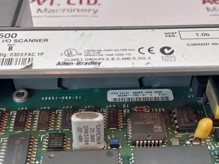 Allen-bradley 1747-sn Remote I/O (Rio) Scanner Module Win (21) 1P0Zk1Ub Slc 500